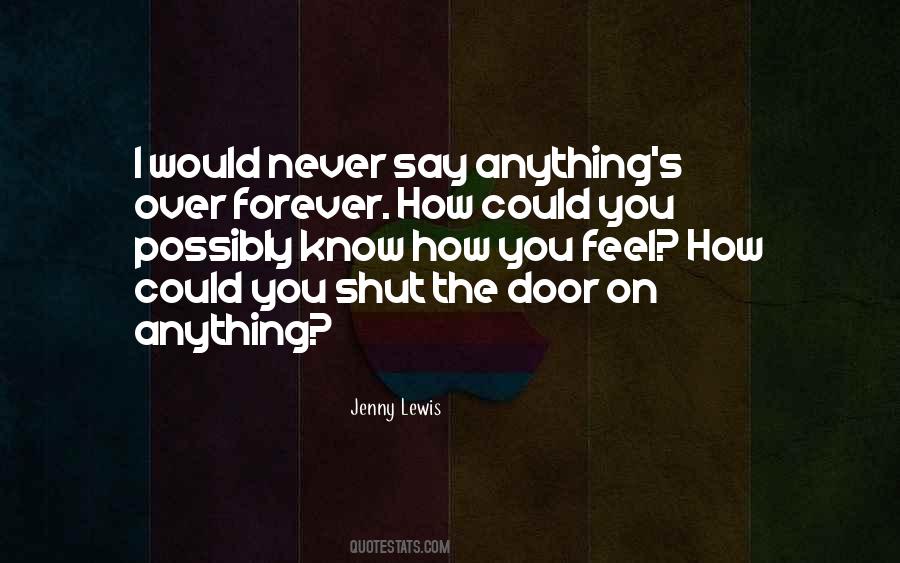 Shut Door Quotes #81527