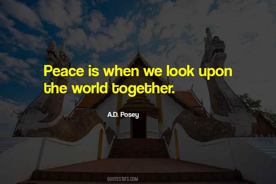 Peace Inspiration Quotes #705889