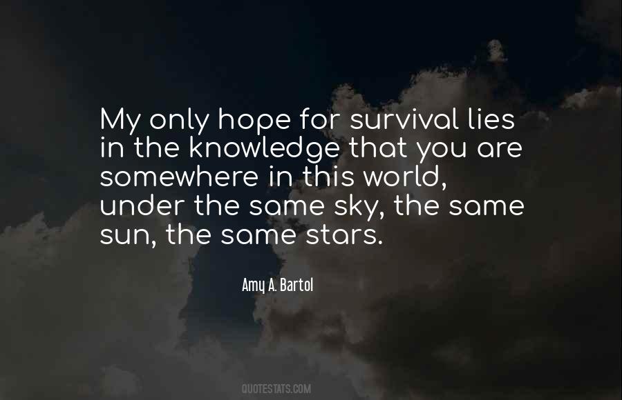 Hope Sky Quotes #83901