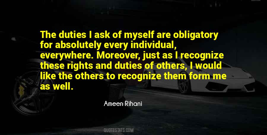 Duties And Rights Quotes #414594