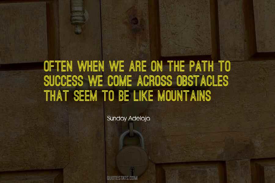 Success Mountain Quotes #780408