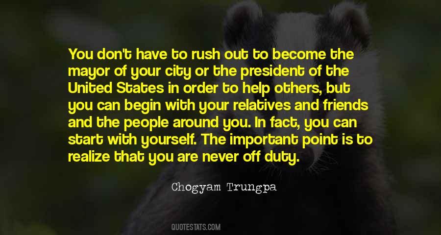 Duty To Help Others Quotes #1560201