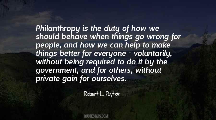 Duty To Help Others Quotes #303942