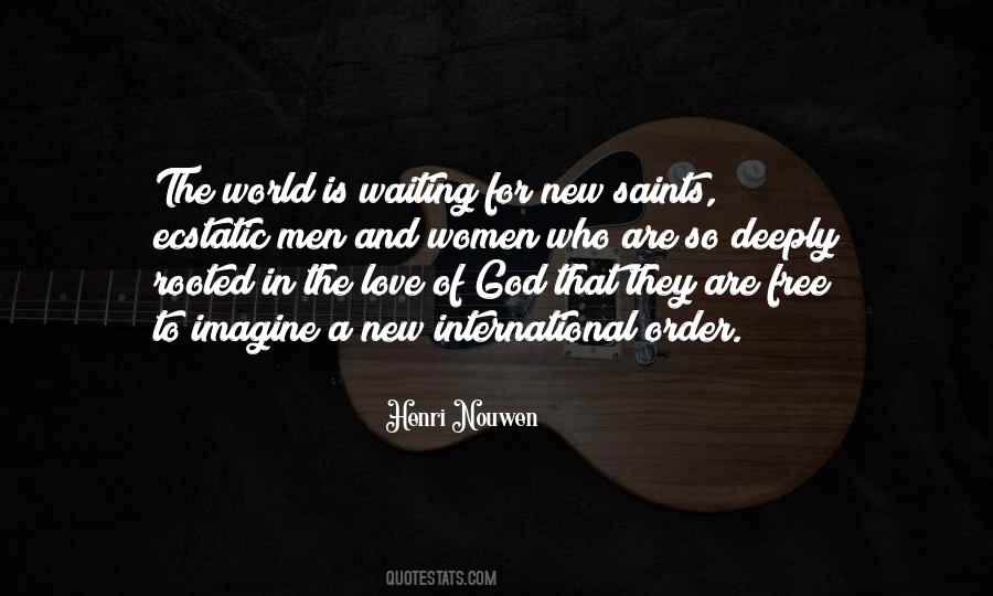 God Is A God Of Order Quotes #1000613