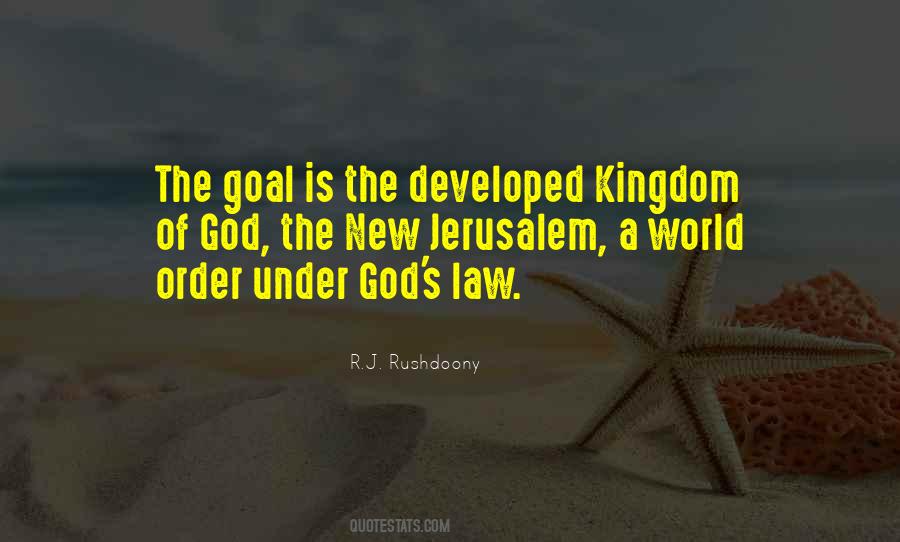 God Is A God Of Order Quotes #1020480