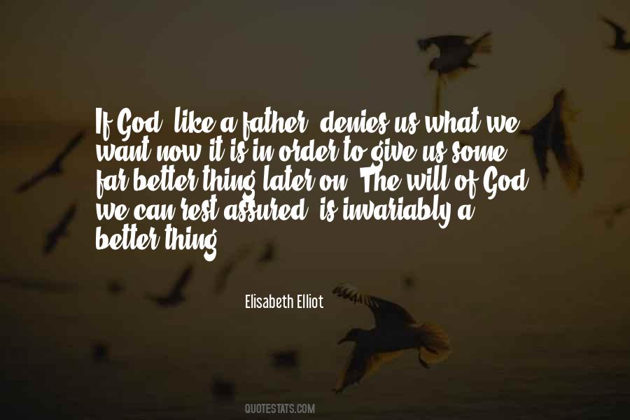 God Is A God Of Order Quotes #1656943