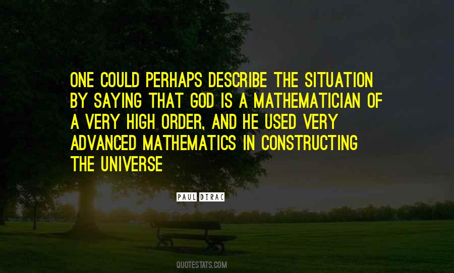 God Is A God Of Order Quotes #341414