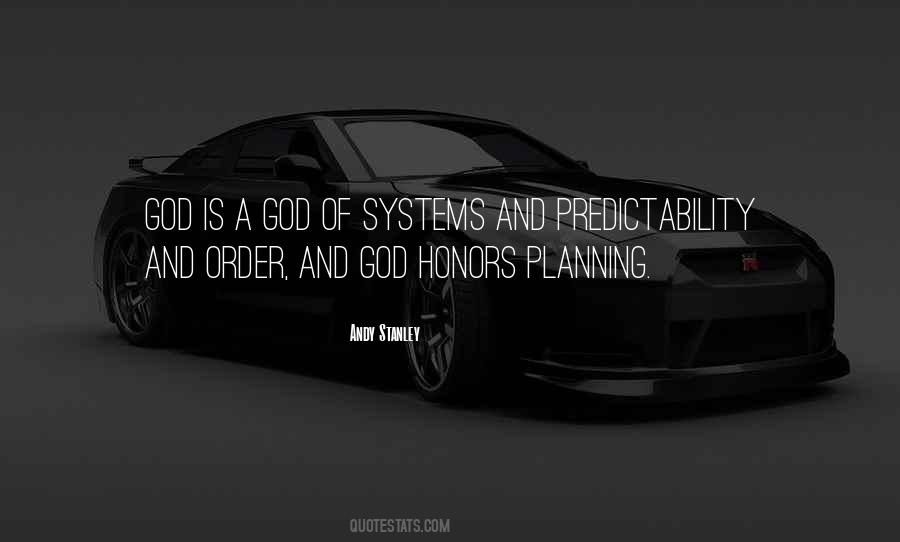 God Is A God Of Order Quotes #769353