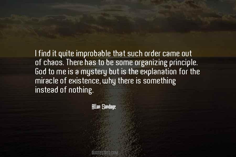 God Is A God Of Order Quotes #886223
