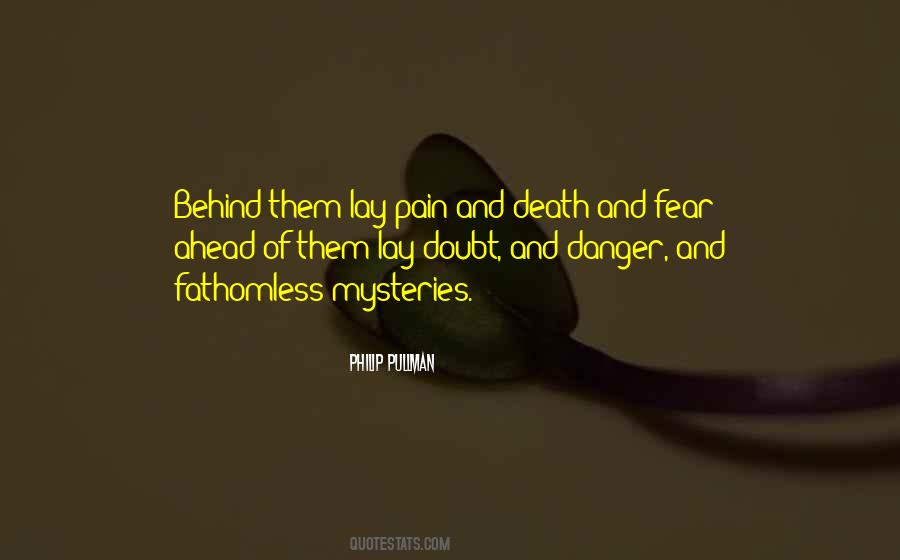 Fear And Danger Quotes #183393