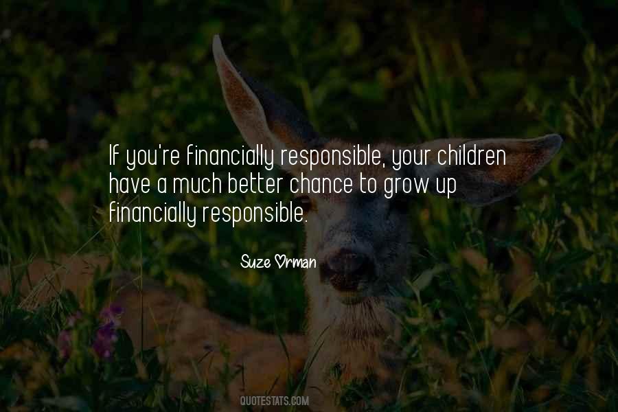 Financially Responsible Quotes #203315