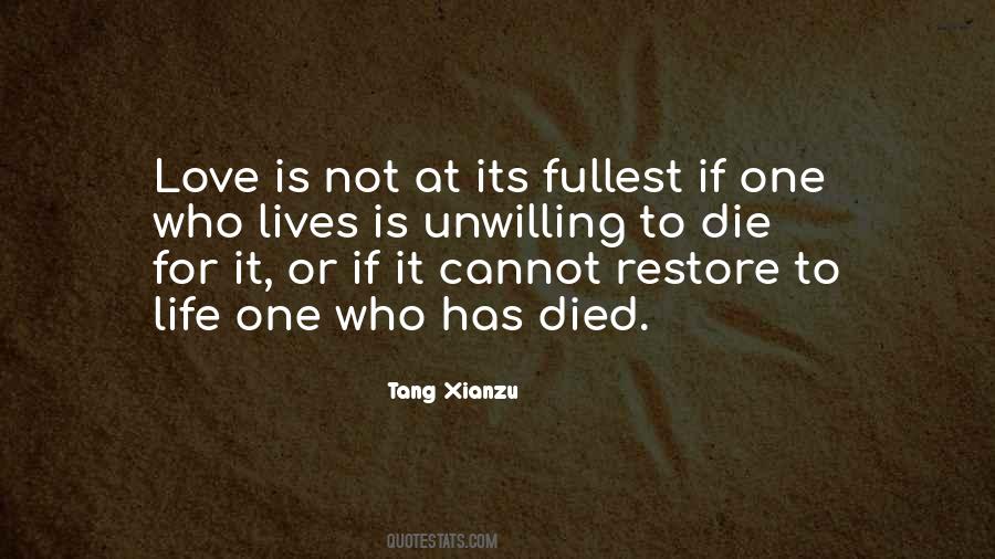 One Who Died Quotes #102724