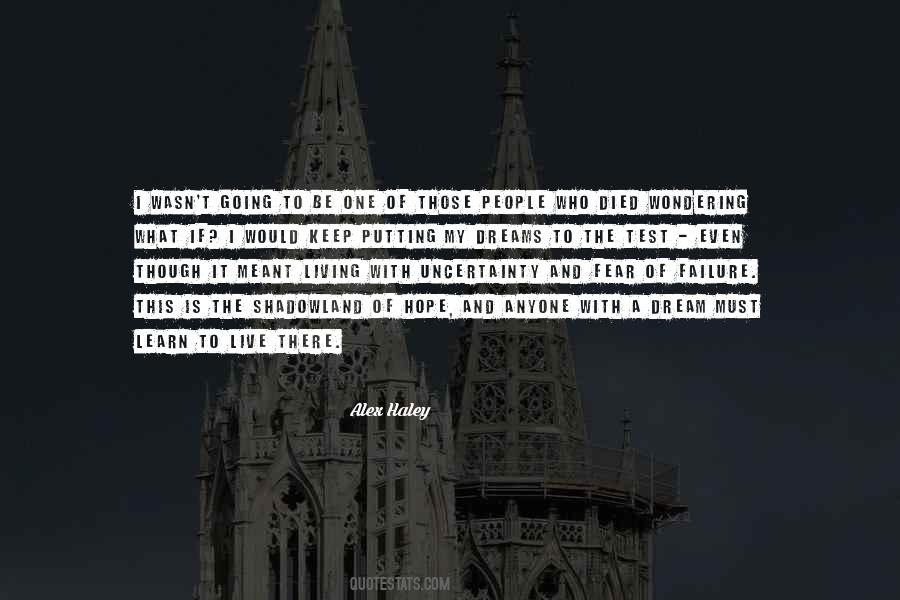 One Who Died Quotes #462340