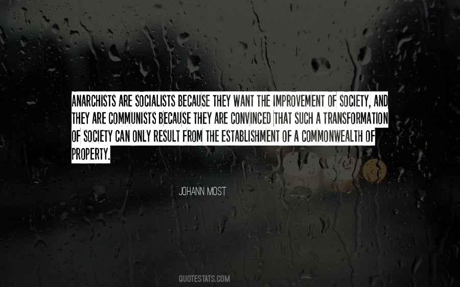 Improvement Of Society Quotes #118208