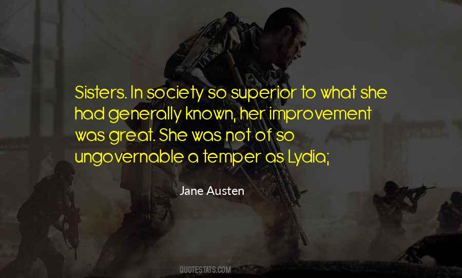 Improvement Of Society Quotes #1334231