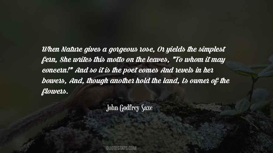 Nature Rose Quotes #264918