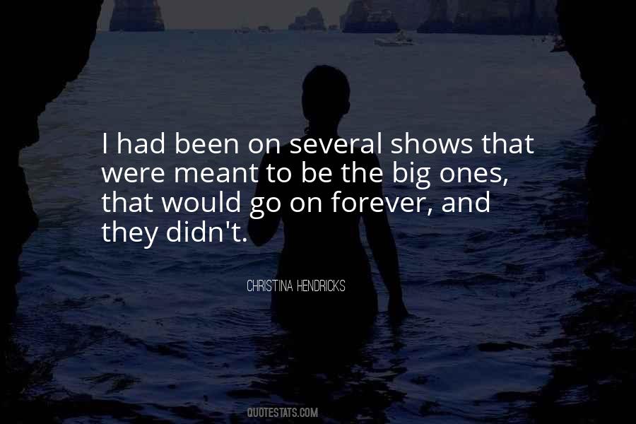Meant To Be Forever Quotes #1121992