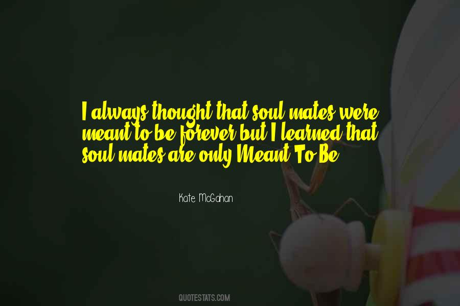 Meant To Be Forever Quotes #1517525