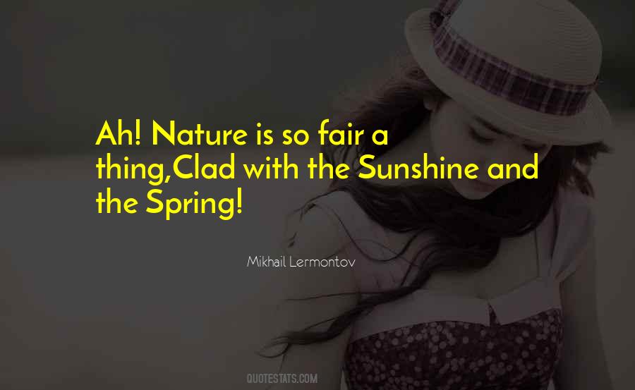 Nature Is Beauty Quotes #495397