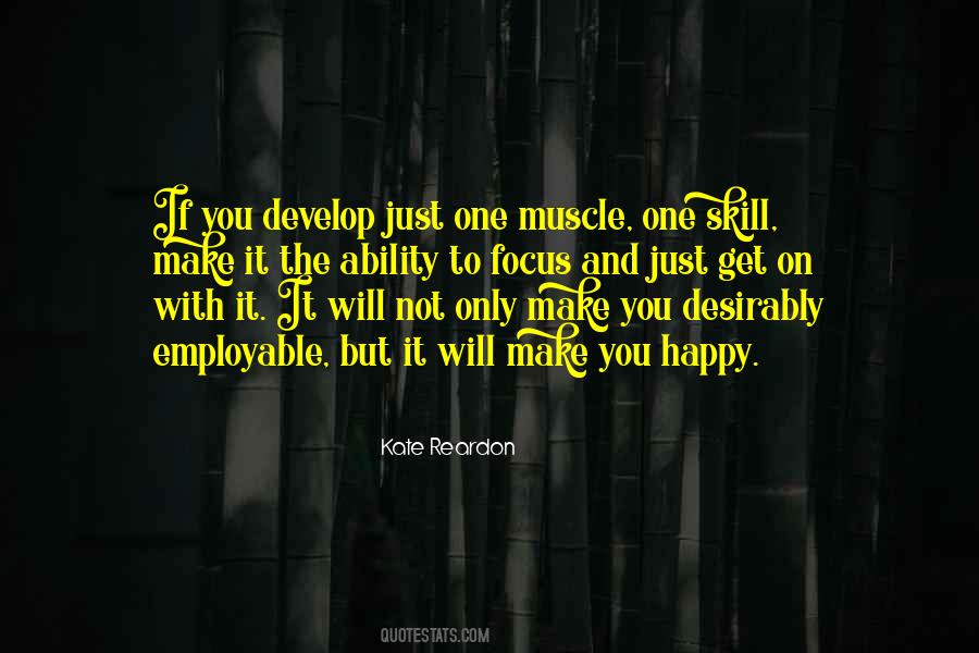 Skill And Will Quotes #926053