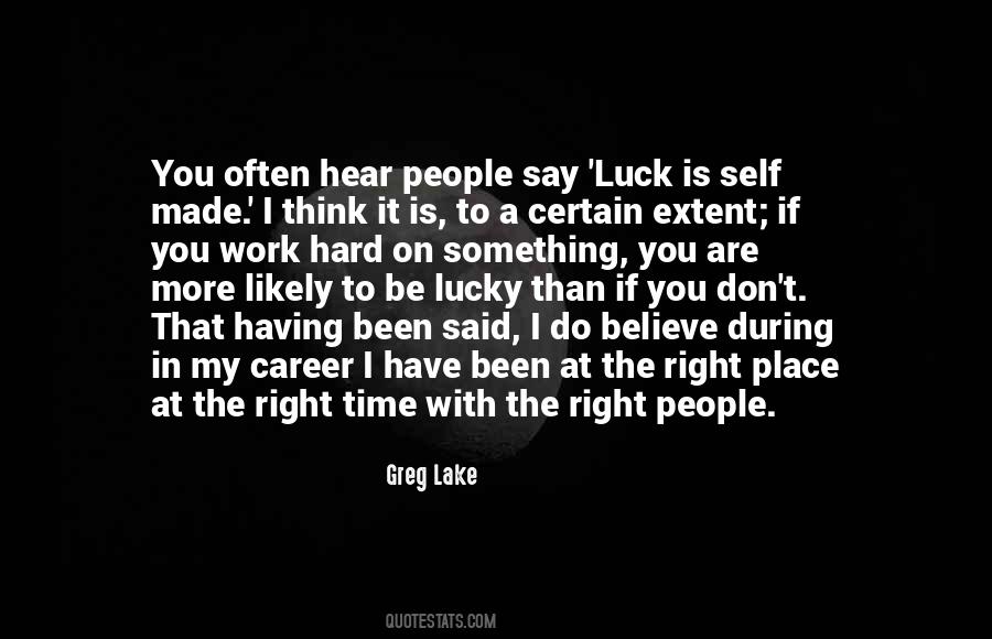 Quotes About Lucky You Are #943161