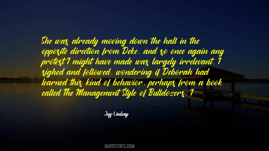 Quotes About The Management #1081902