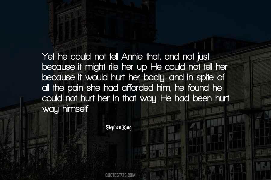 Just Tell Her Quotes #1631912