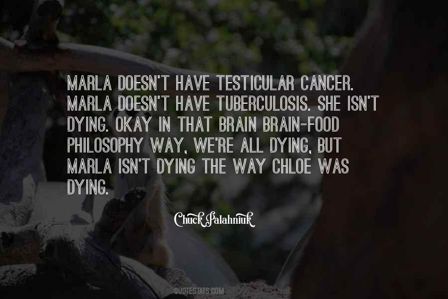 Cancer Dying Quotes #94166