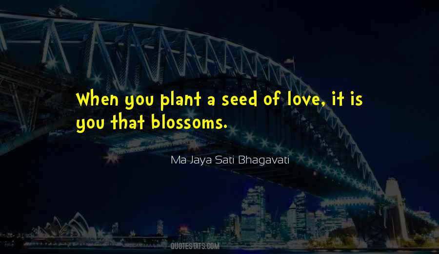 You Plant A Seed Quotes #179443