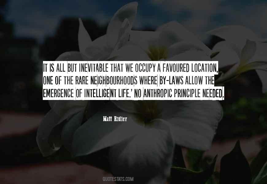 Life Is Inevitable Quotes #1828280