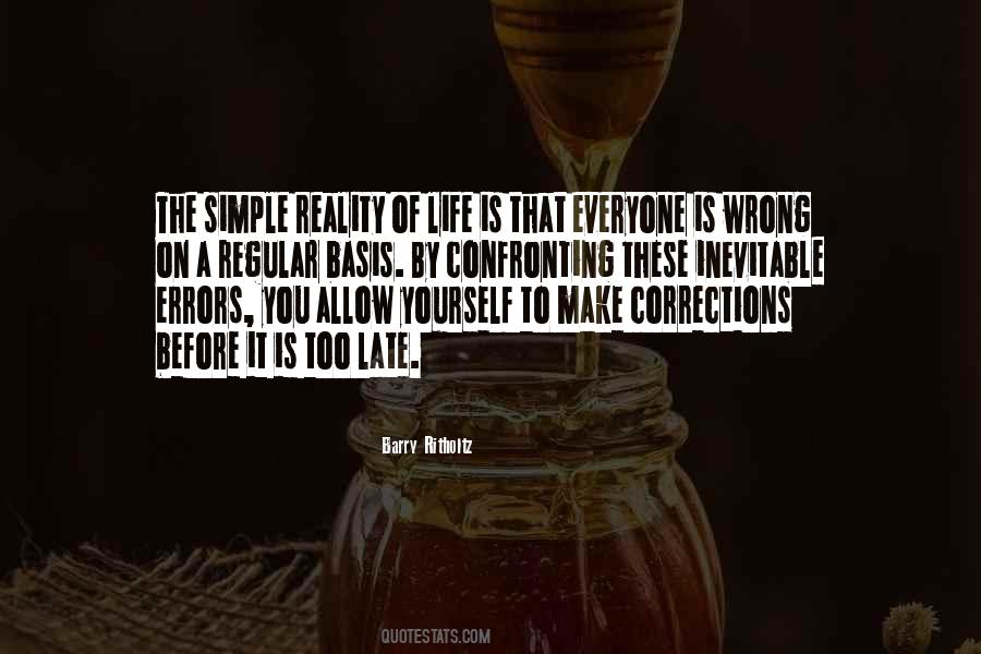 Life Is Inevitable Quotes #567642