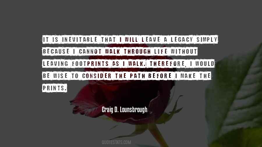 Life Is Inevitable Quotes #88466