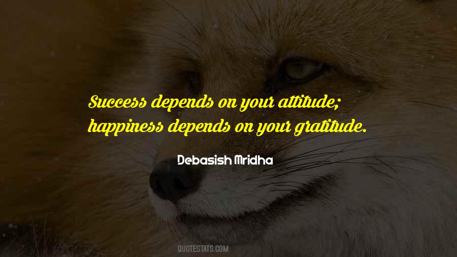 Gratitude Attitude Quotes #1029812