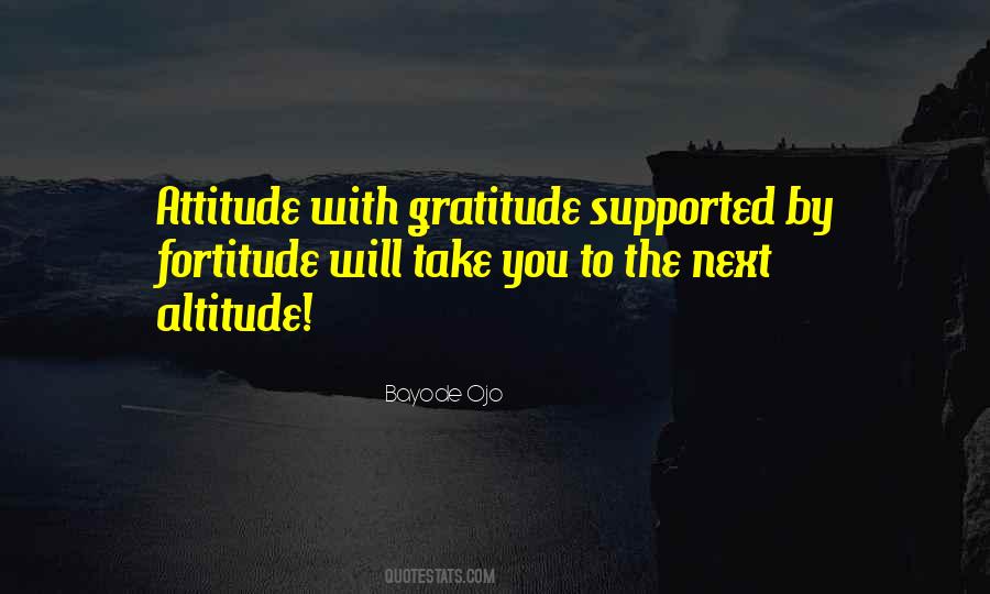 Gratitude Attitude Quotes #1159478