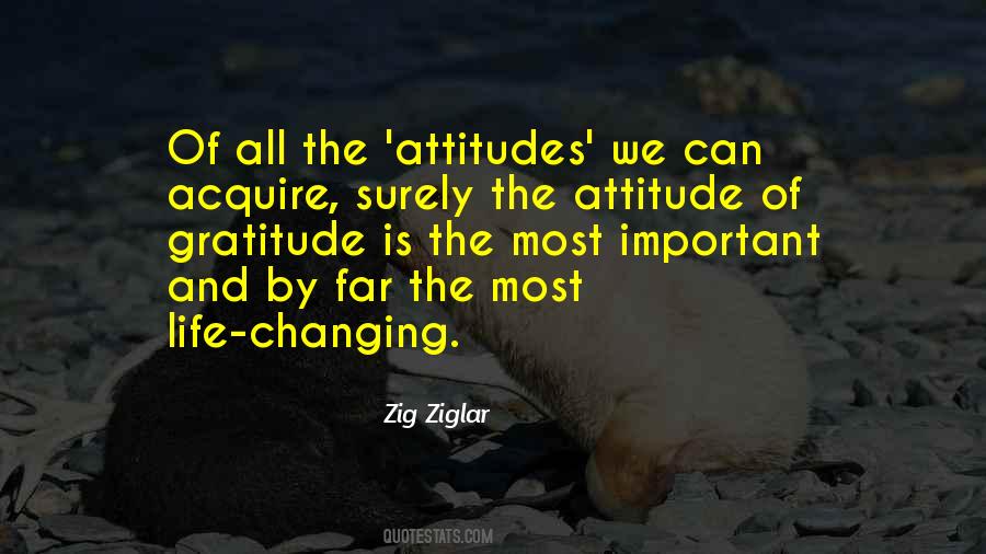 Gratitude Attitude Quotes #163780