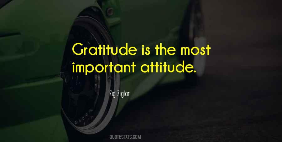 Gratitude Attitude Quotes #1690