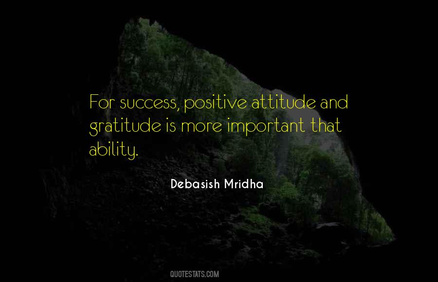 Gratitude Attitude Quotes #303674