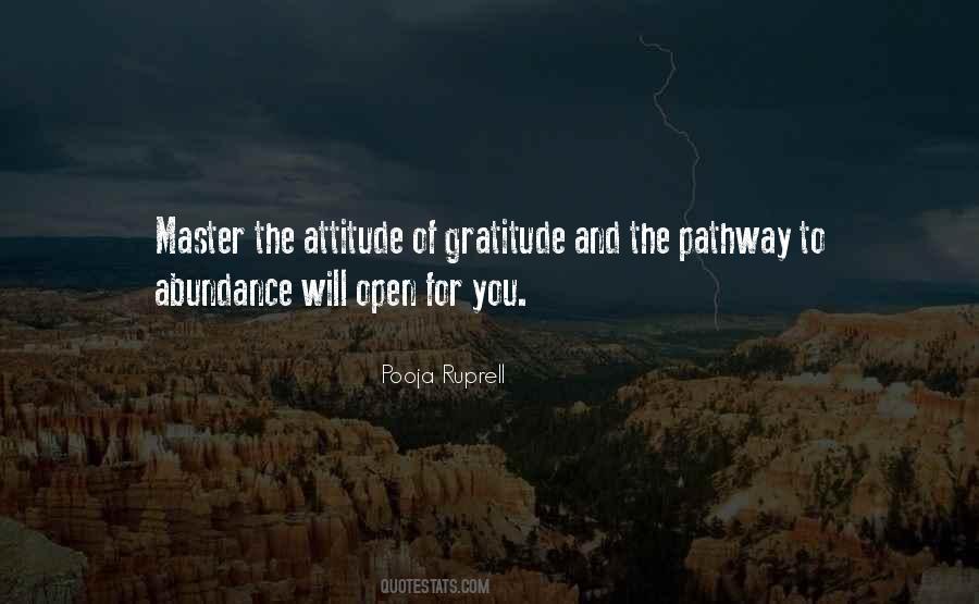 Gratitude Attitude Quotes #609285