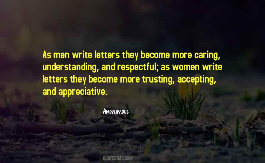 Caring And Understanding Quotes #1229134