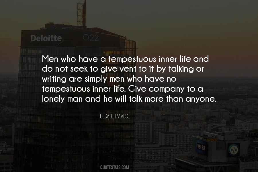 Lonely Men Quotes #1239398