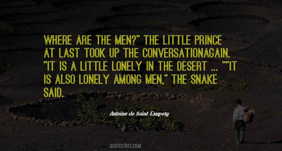 Lonely Men Quotes #1735187