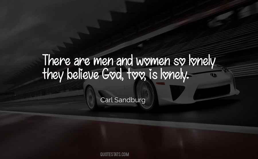 Lonely Men Quotes #745748