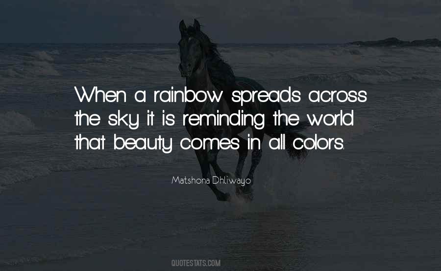 Rainbow In The Sky Quotes #1287870
