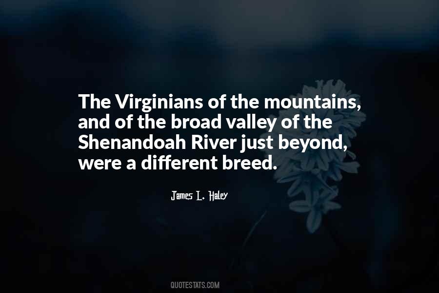 Quotes About The Shenandoah #1484332