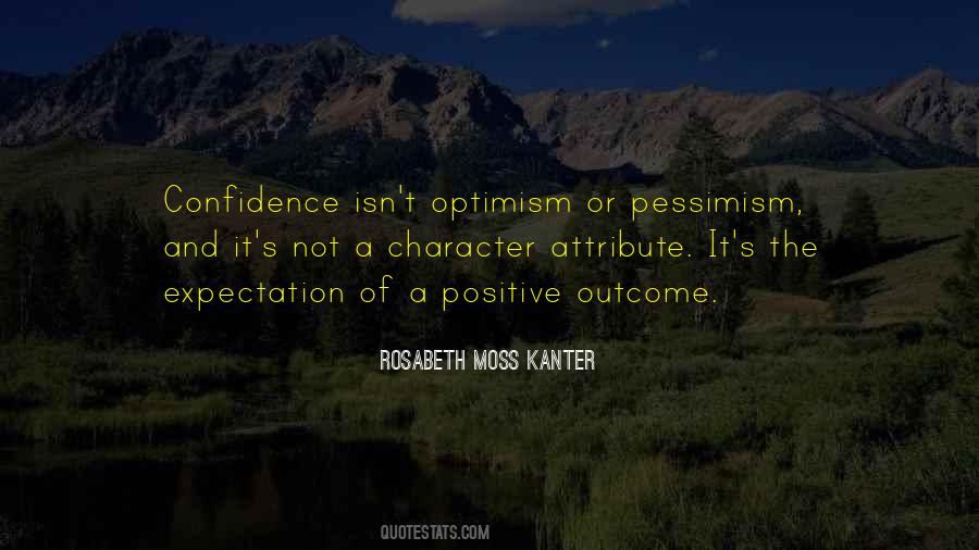Confidence And Optimism Quotes #1499611