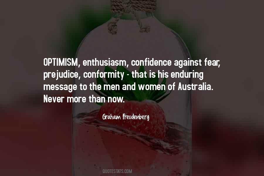 Confidence And Optimism Quotes #1586384