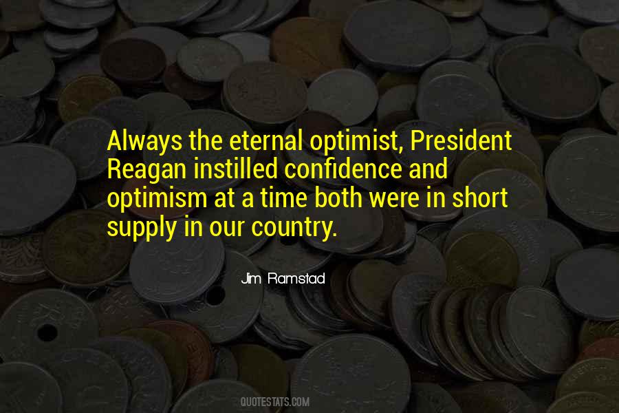 Confidence And Optimism Quotes #1760161