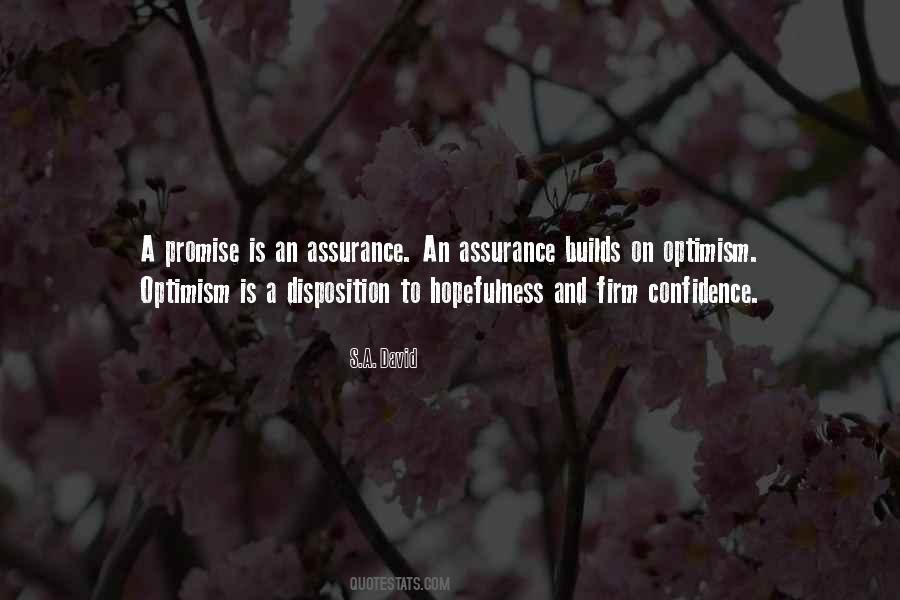 Confidence And Optimism Quotes #985304