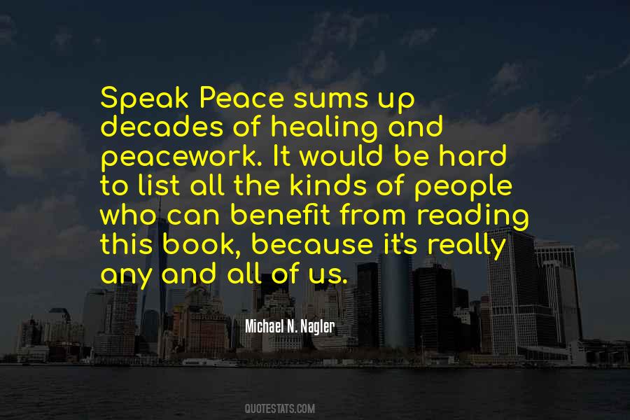Peace Healing Quotes #1170652