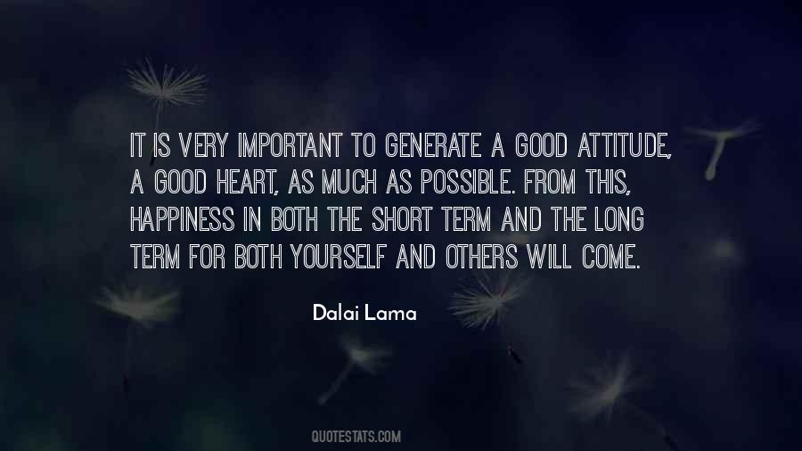 Heart Attitude Quotes #485036